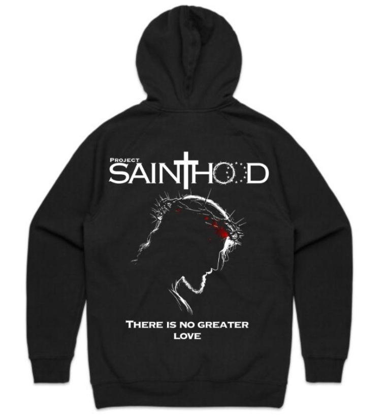 NO GREATER LOVE (LENTEN EDITION) ADULT HOODIE