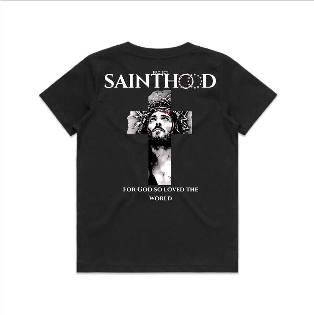 FOR GOD SO LOVED THE WORLD KIDS TEE (LENTEN EDITION 2)