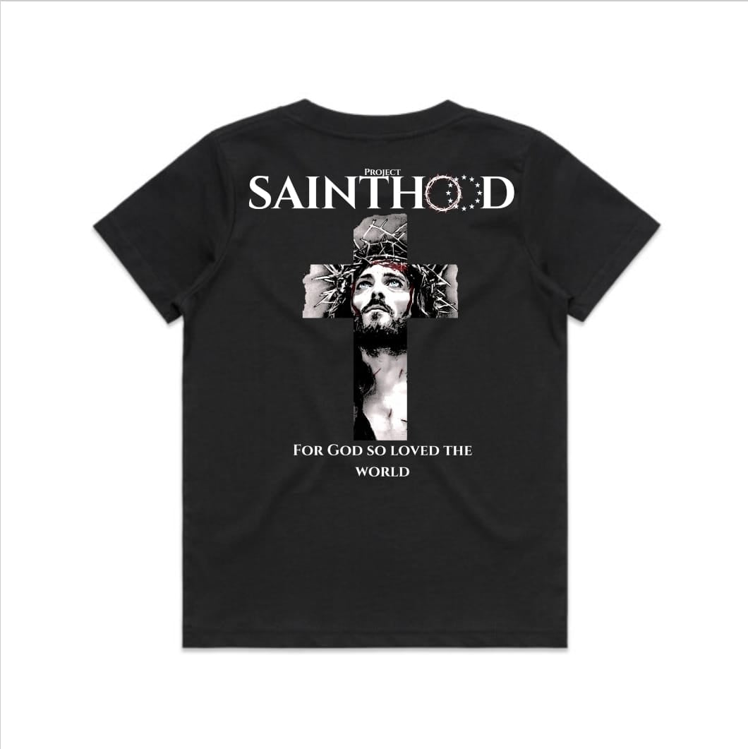 FOR GOD SO LOVED THE WORLD KIDS TEE (LENTEN EDITION 2)