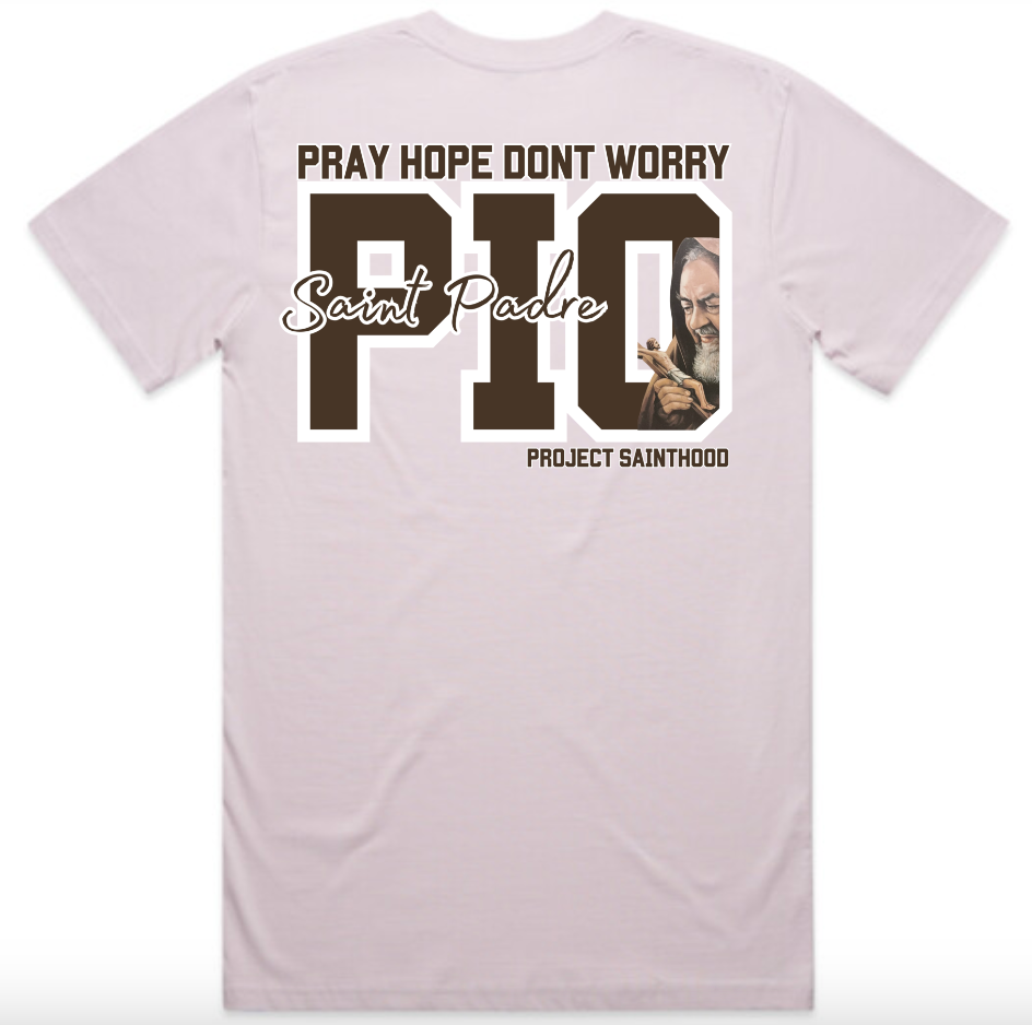 PADRE PIO ADULT TEE