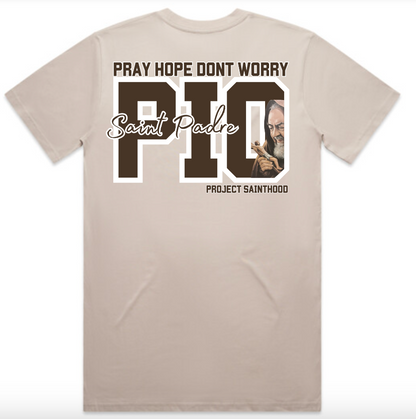 PADRE PIO ADULT TEE