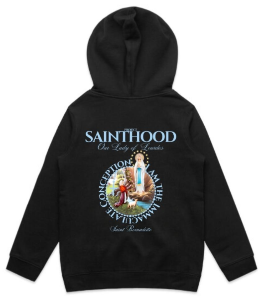 OUR LADY OF LOURDES KIDS HOODIE