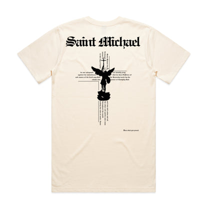 SAINT MICHEAL CROSS PRAYER ADULT TEE