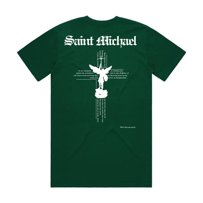 SAINT MICHEAL CROSS PRAYER ADULT TEE